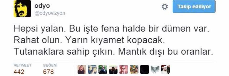 Bulandıran palavralardan âzâde, gamsız bir keyif's banner
