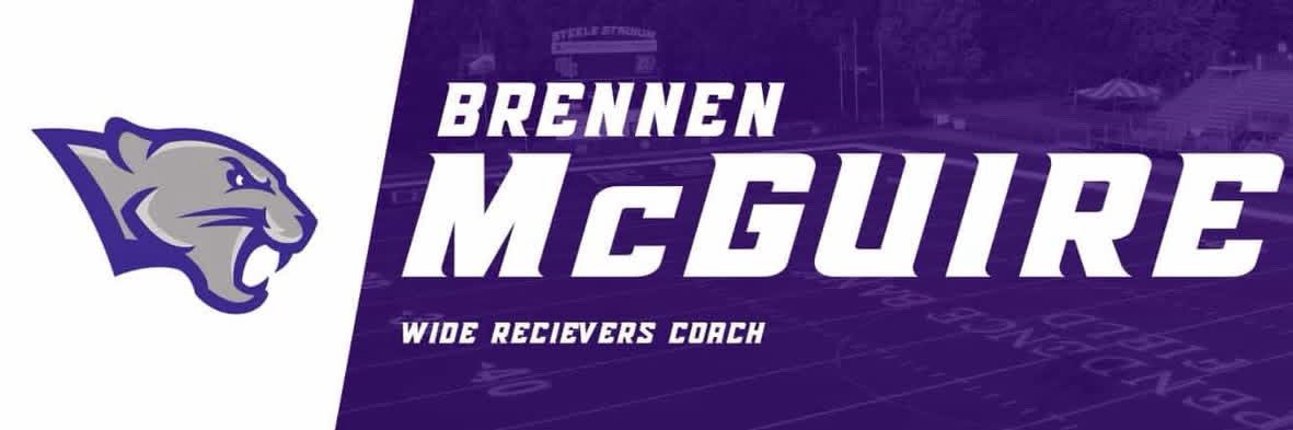 Coach Brennen McGuire's banner