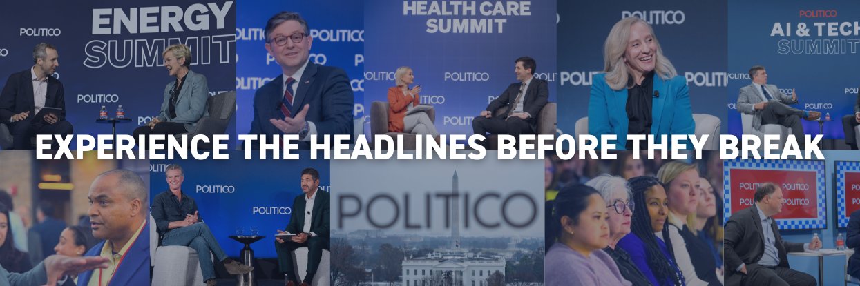 POLITICO Live's banner