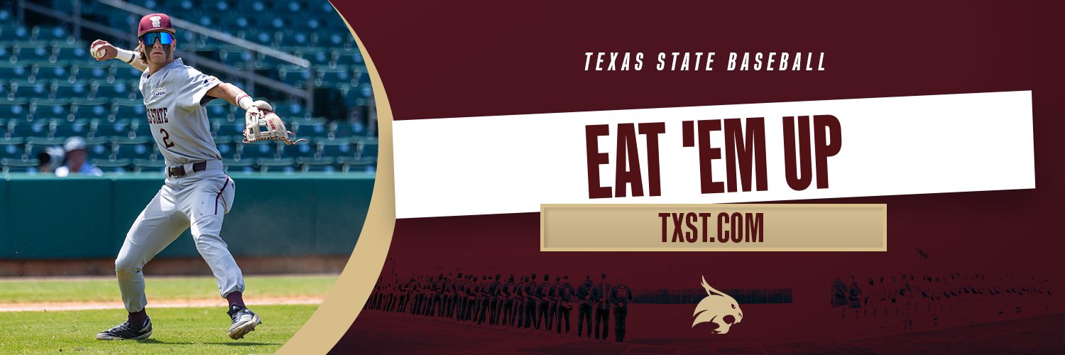 Texas State Baseball's banner