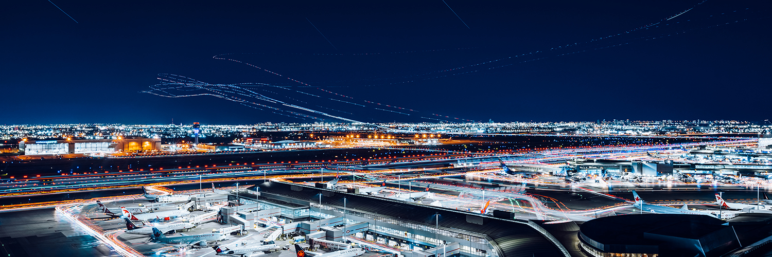 Toronto Pearson's banner