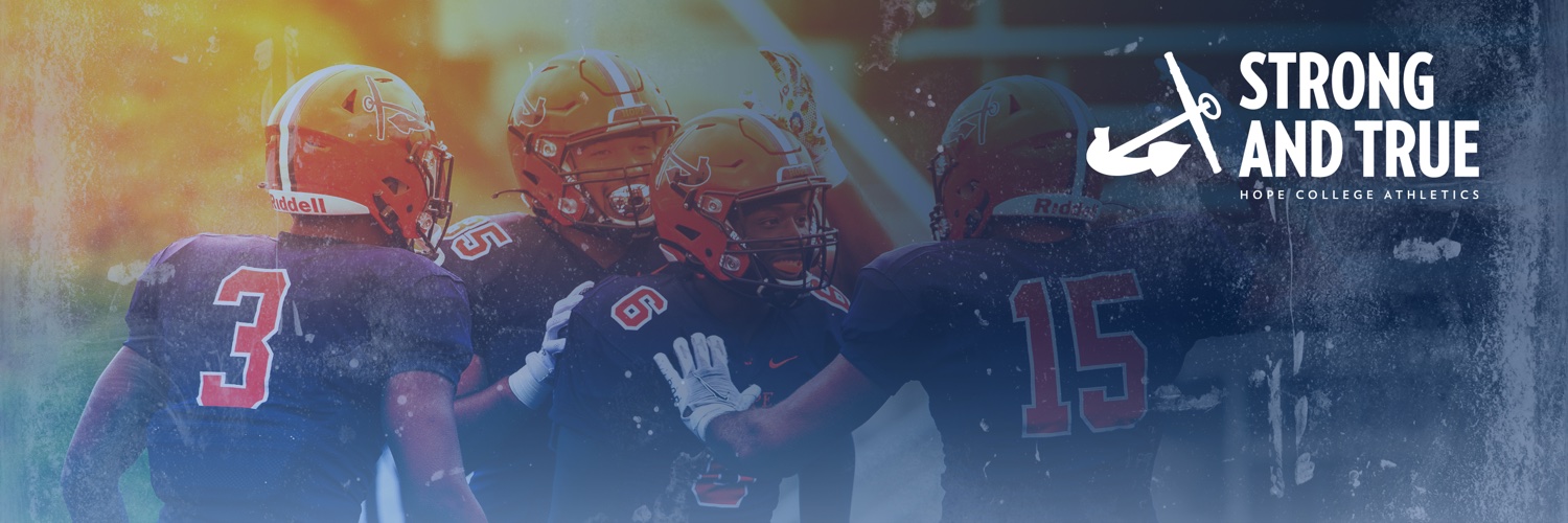 Hope College Football's banner