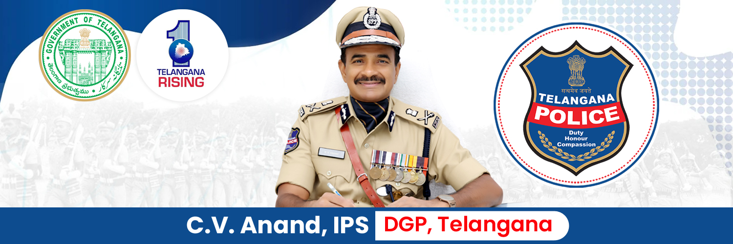 DGP TELANGANA POLICE's banner