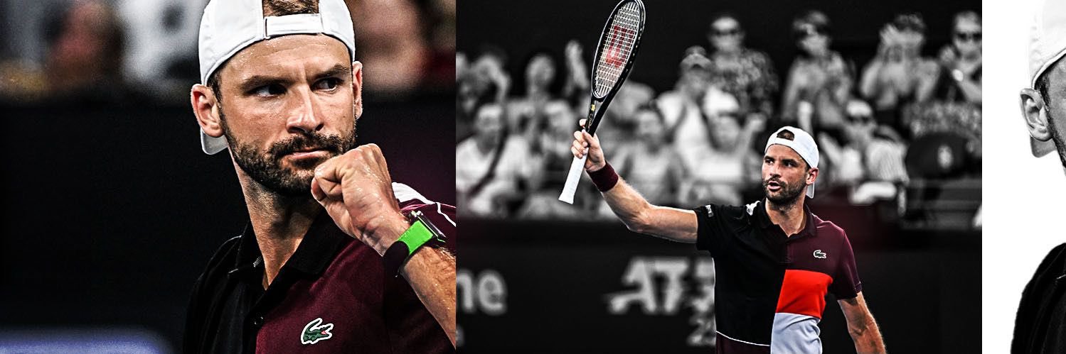 Grigor Dimitrov's banner