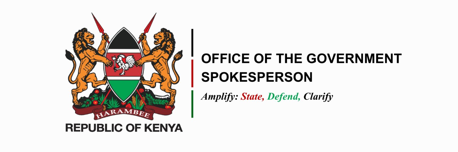 Office of The Government Spokesperson, GOK 🇰🇪's banner