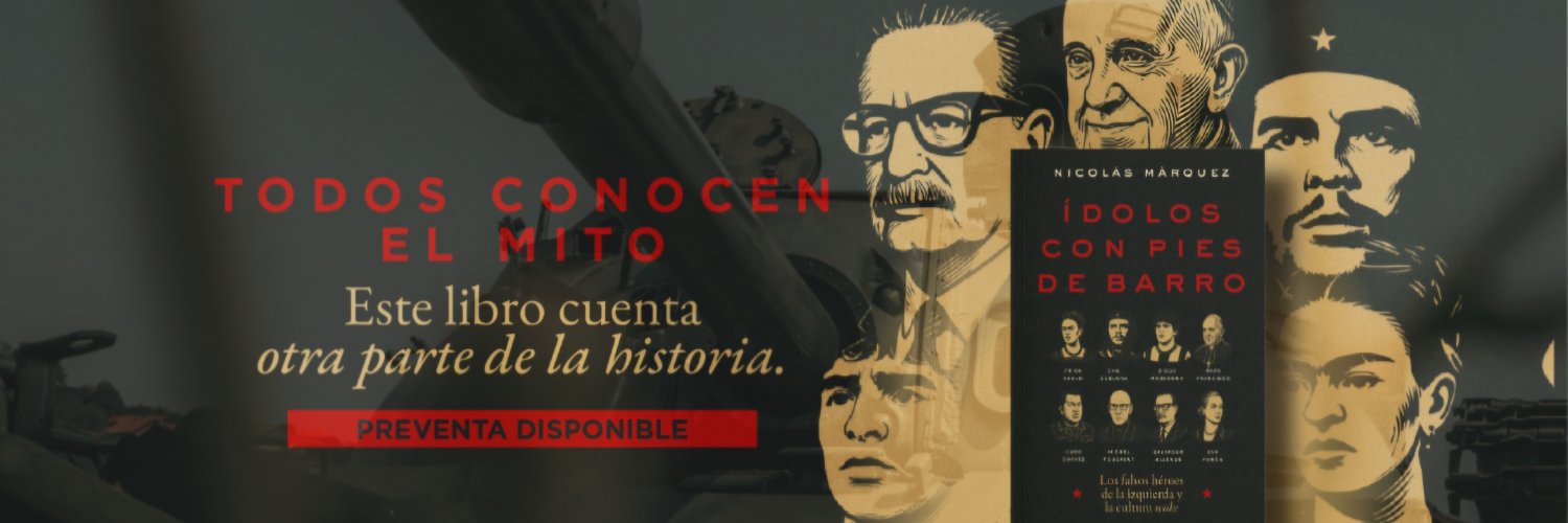 Nicolás Márquez's banner