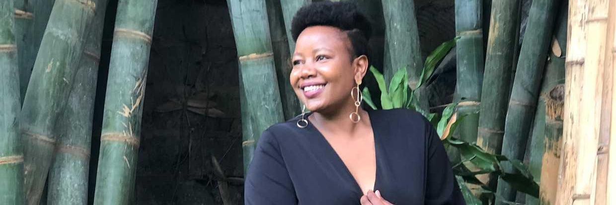 Lynn Ngugi's banner