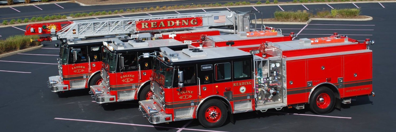 Reading Fire Local 1640's banner