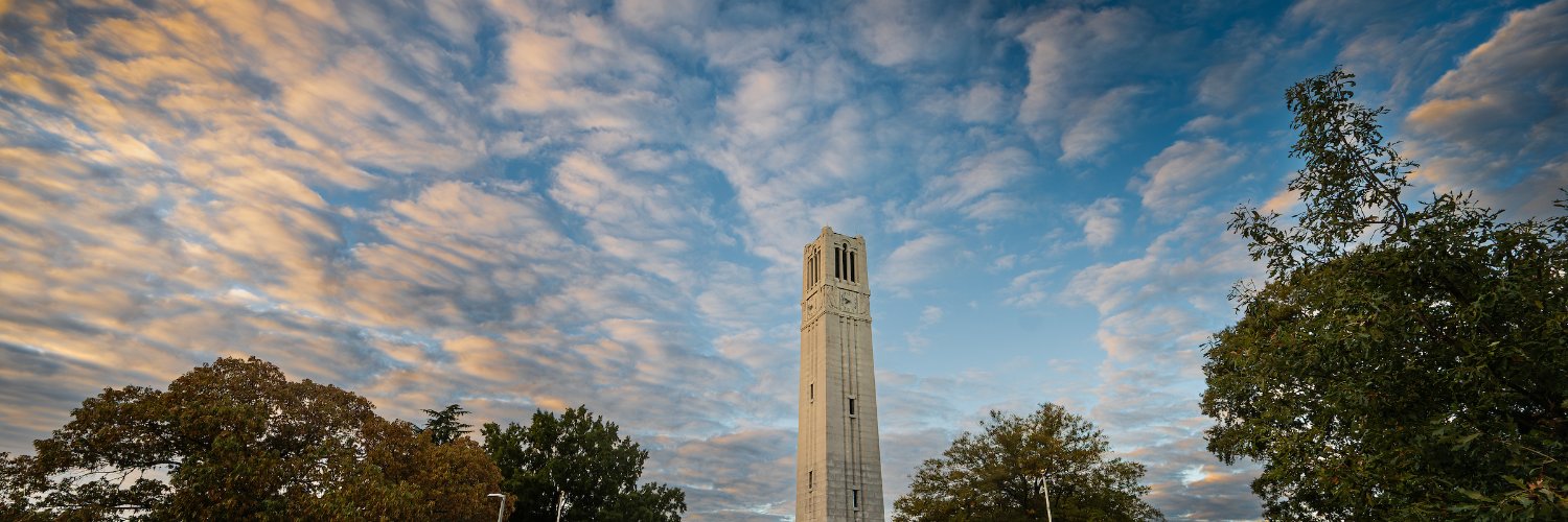 NC State University's banner