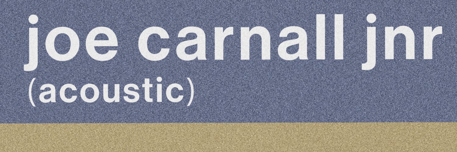 Joe Carnall's banner