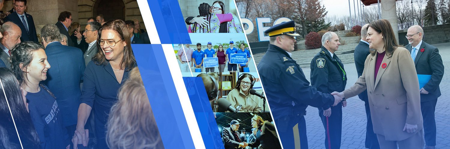 Heather Stefanson's banner