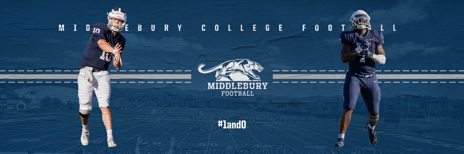 Middlebury Football's banner