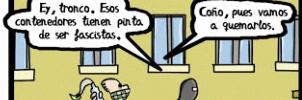 El azote del progre's banner