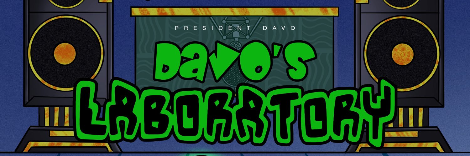 President Davo's banner