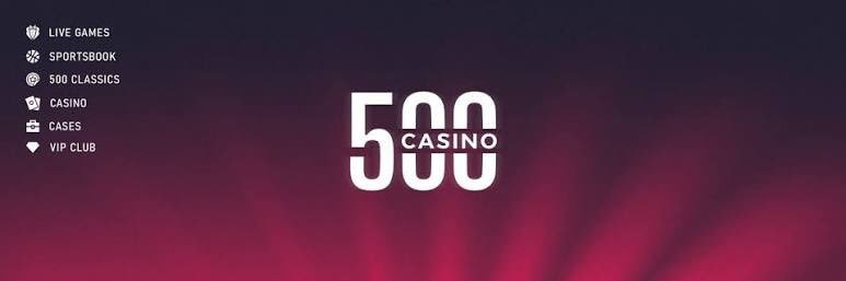 500 Casino's banner