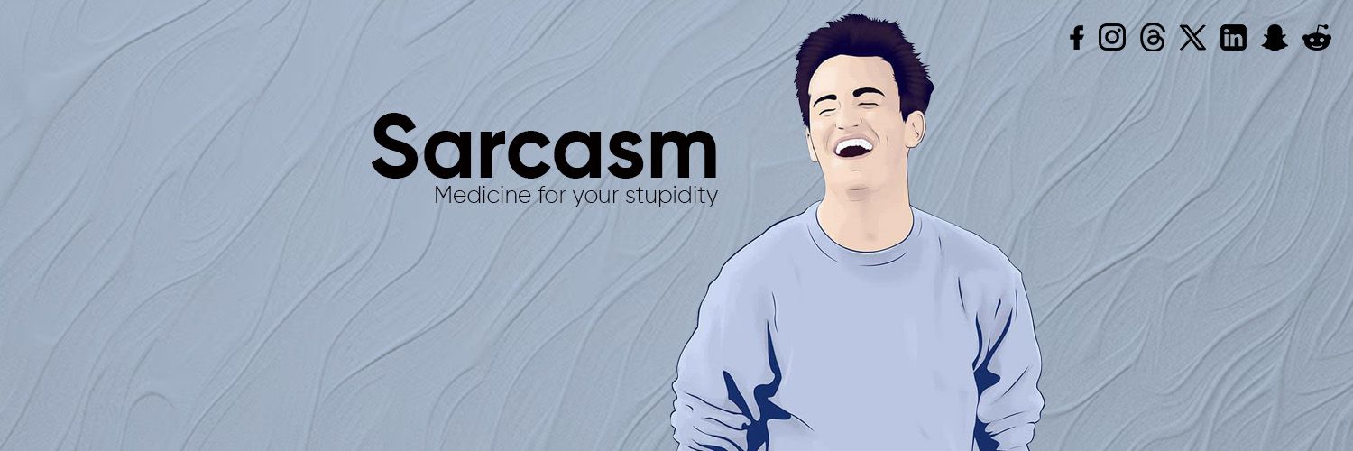 Sarcasm's banner