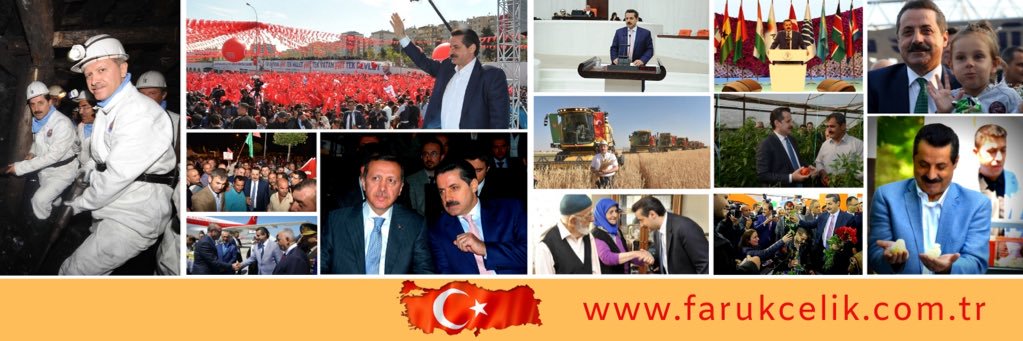 Faruk Çelik's banner