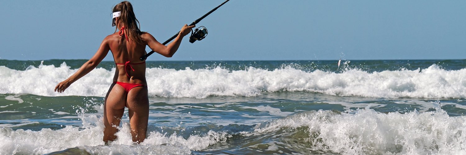 Fishing with Luiza's banner