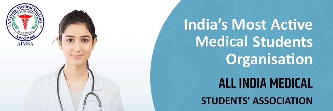 ALL INDIA MEDICAL STUDENTS' ASSOCIATION's banner