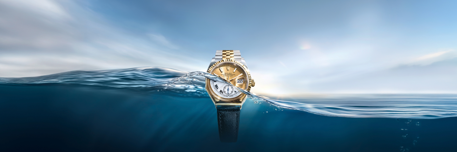 ROLEX's banner