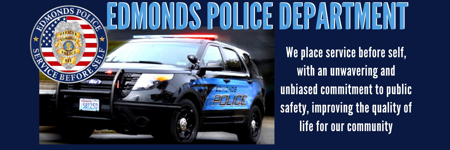 Edmonds Police Department's banner