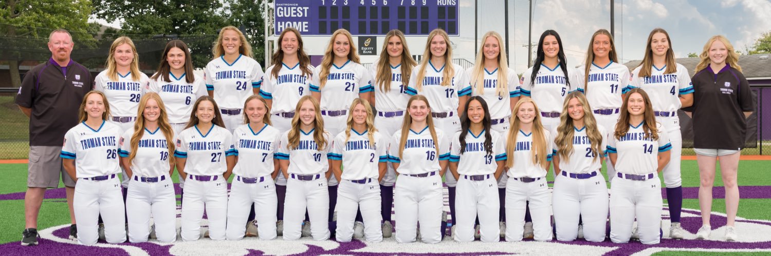Truman Softball's banner