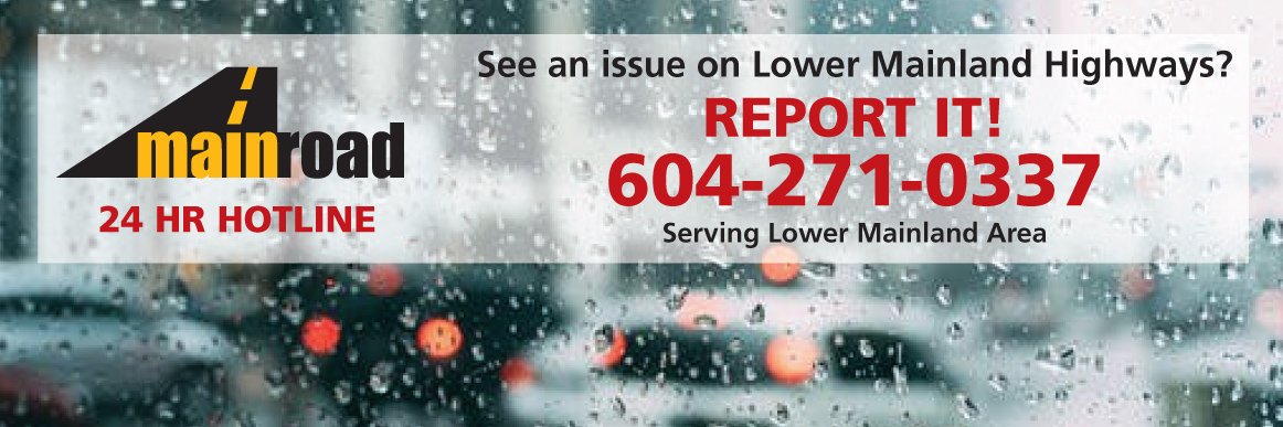 Mainroad Lower Mainland Contracting's banner