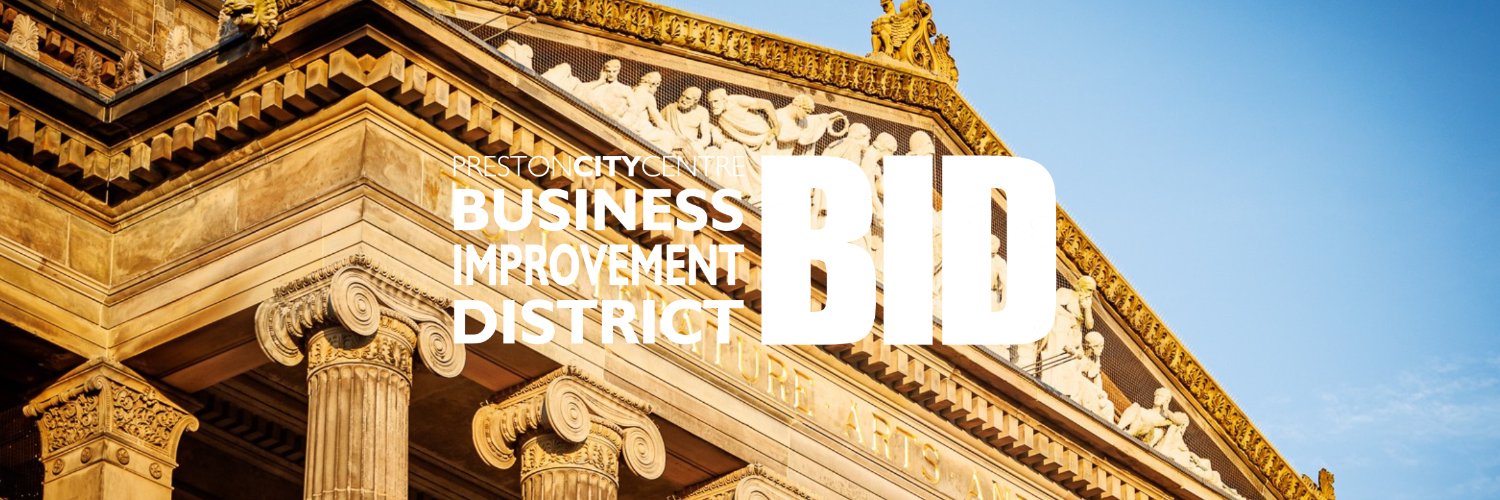 Preston City Centre BID's banner