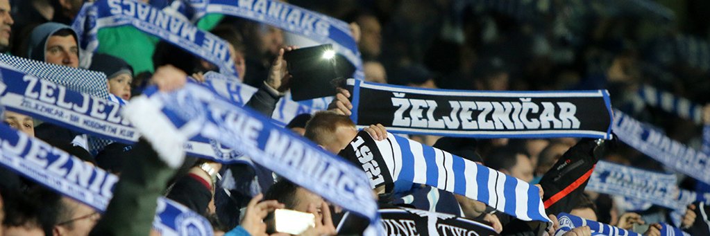 FK Željezničar's banner