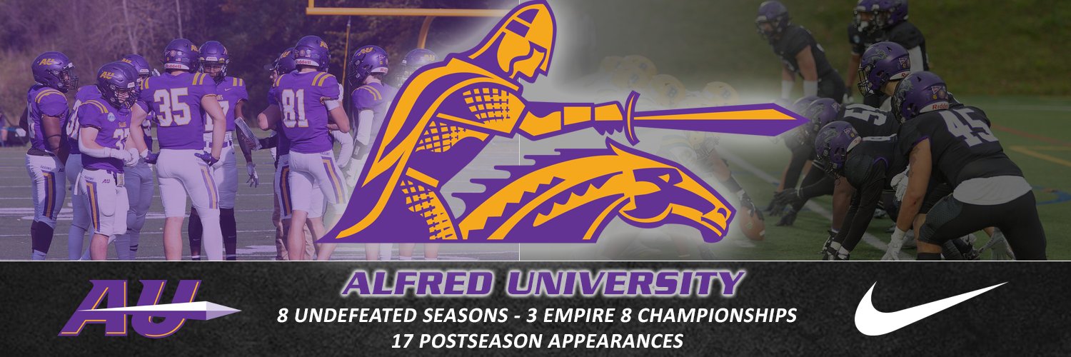 Alfred U Football's banner