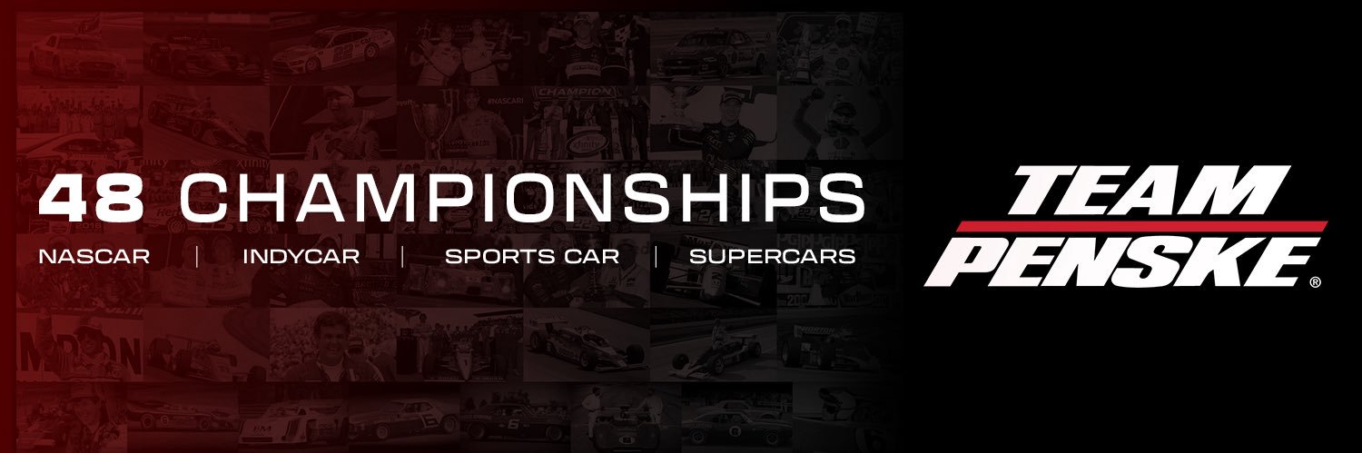 Team Penske's banner