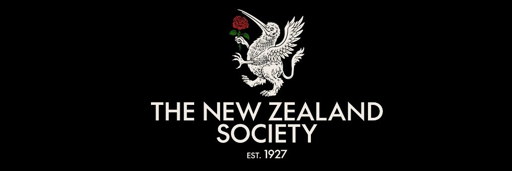 The New Zealand Society's banner