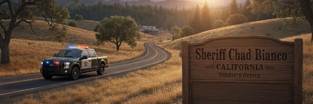 Sheriff Chad Bianco's banner