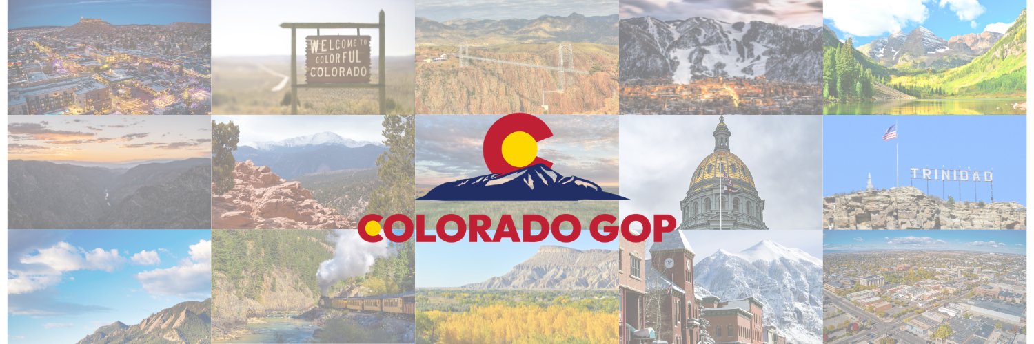 Colorado Republican Party's banner
