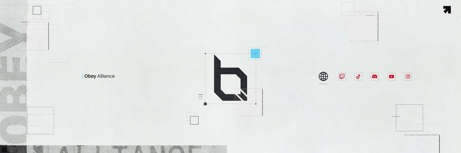 Obey's banner