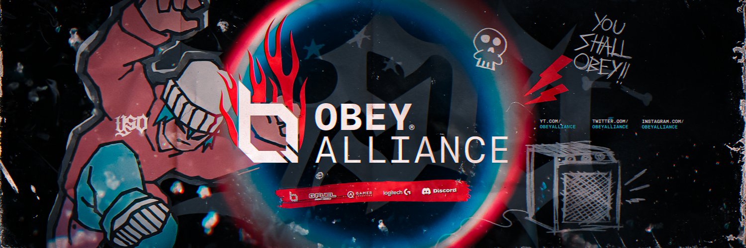 Obey's banner