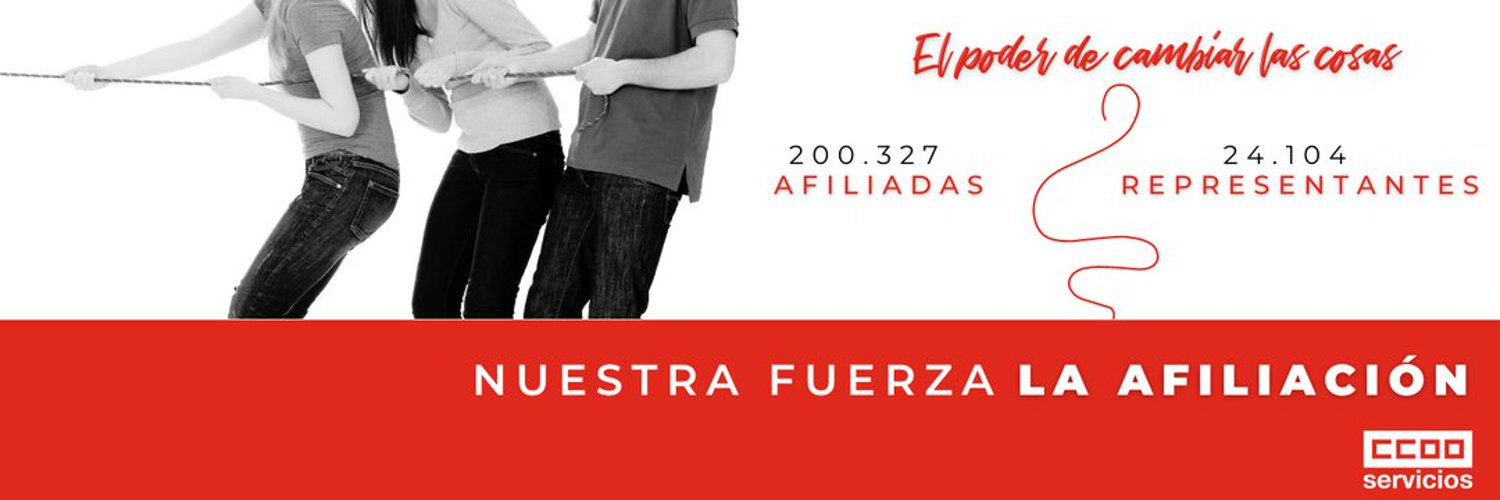 Servicios CCOO's banner