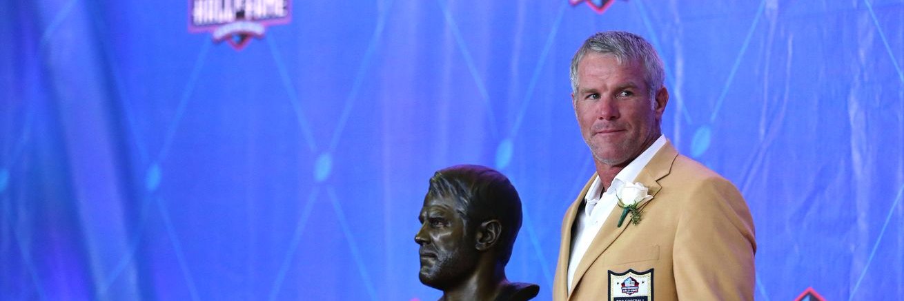 Brett Favre's banner