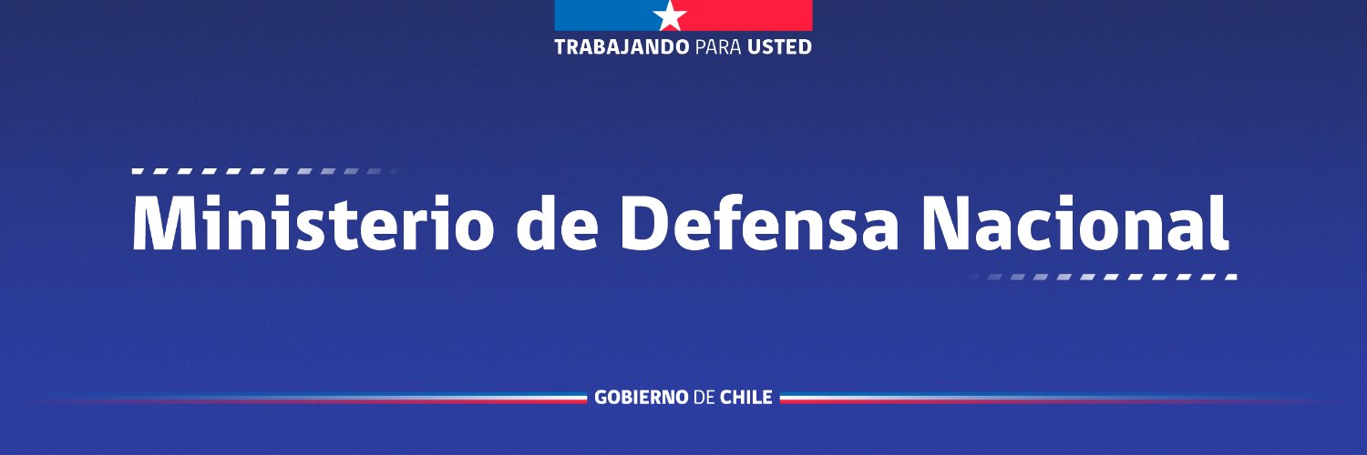 Ministerio de Defensa Nacional's banner