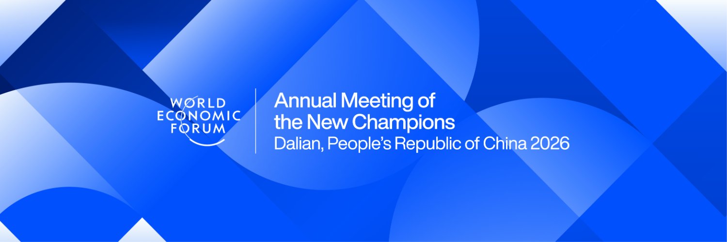 World Economic Forum's banner