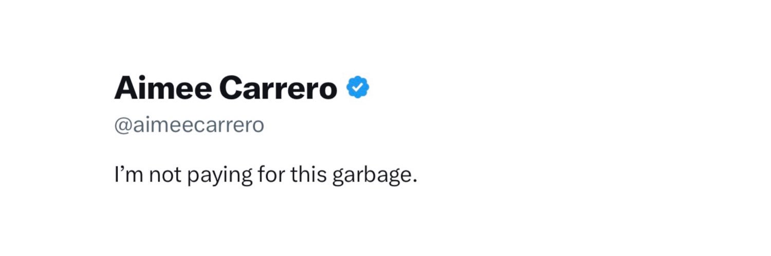 Aimee Carrero's banner