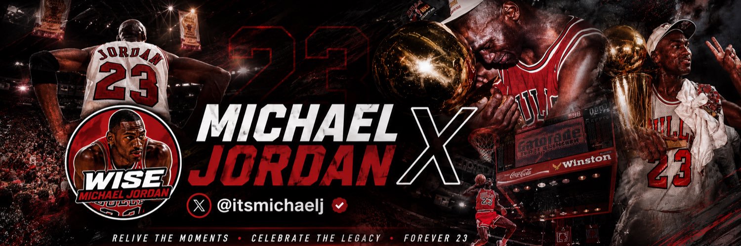 Wise Michael Jordan's banner