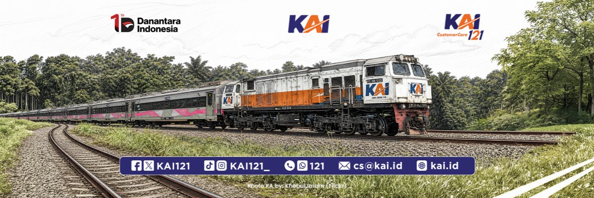 Kereta Api Indonesia's banner