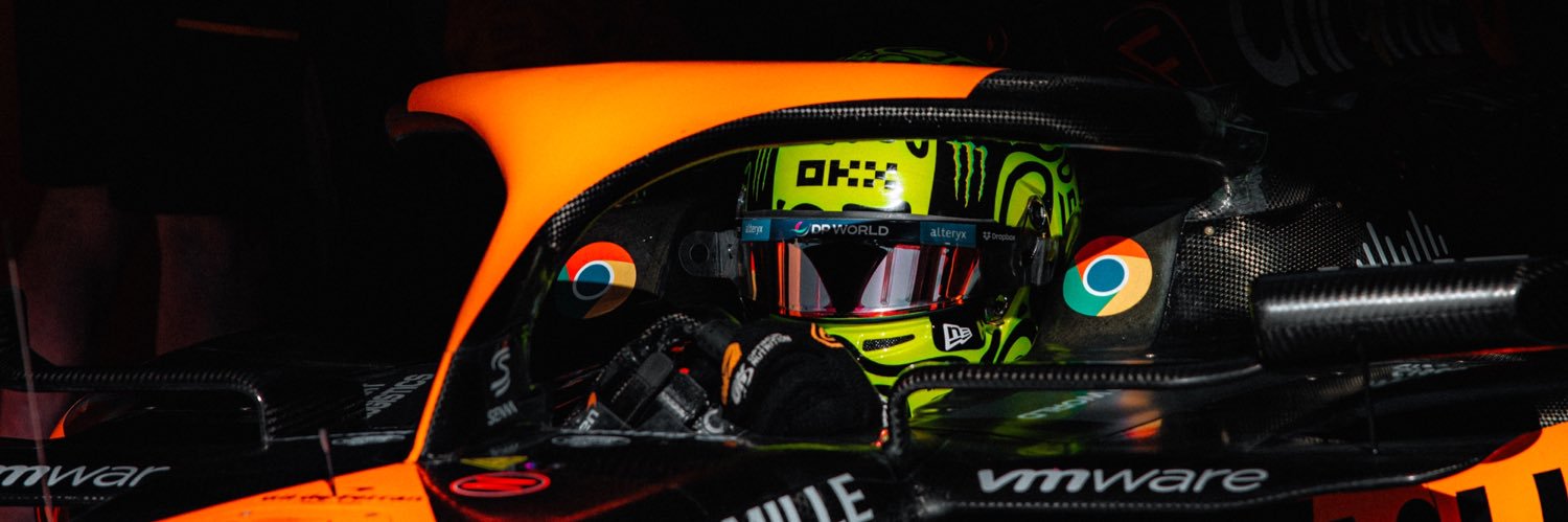 Lando Norris's banner