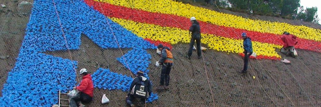 Mossos per la República Catalana's banner