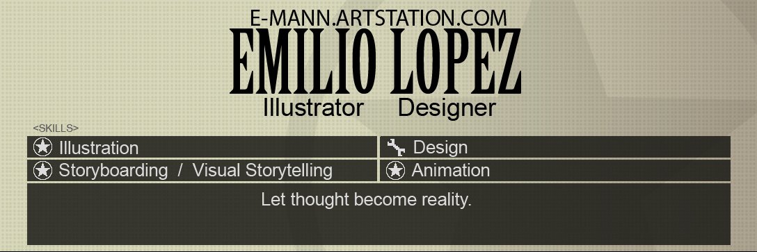 Emilio Lopez's banner