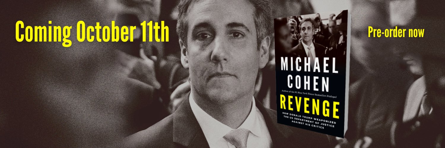 Michael Cohen's banner