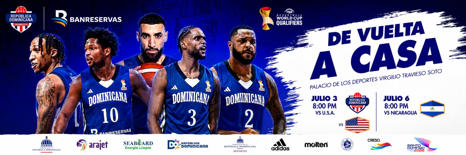 Selección de Baloncesto de la República Dominicana's banner