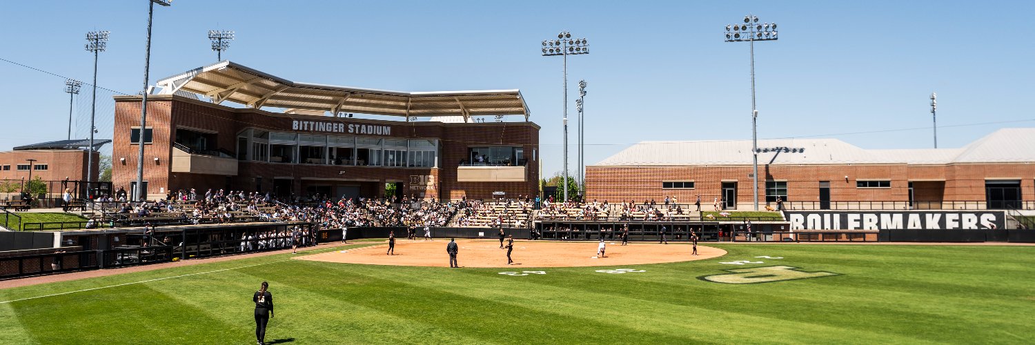 Purdue Softball's banner