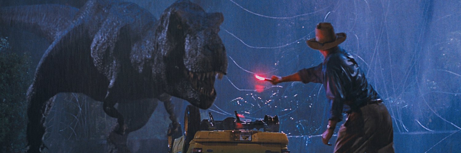 Jurassic World's banner